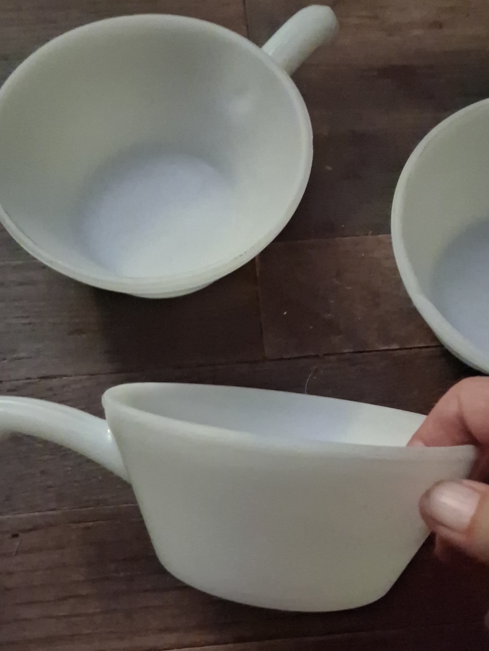 White Ceramic Sauceboat and Bowls - Home Kitchen